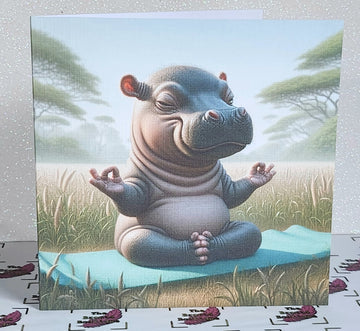 Animals Doing Yoga Cards