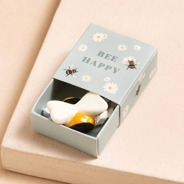 Lisa Angel Tiny Matchbox Ceramic Tokens - Bee.