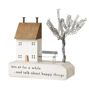 Heaven Sends 'Happy Things' Wooden House Block.