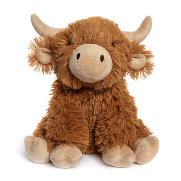 Plush Highland Cow R Pet Pals Recycled From Plastic Bottles.