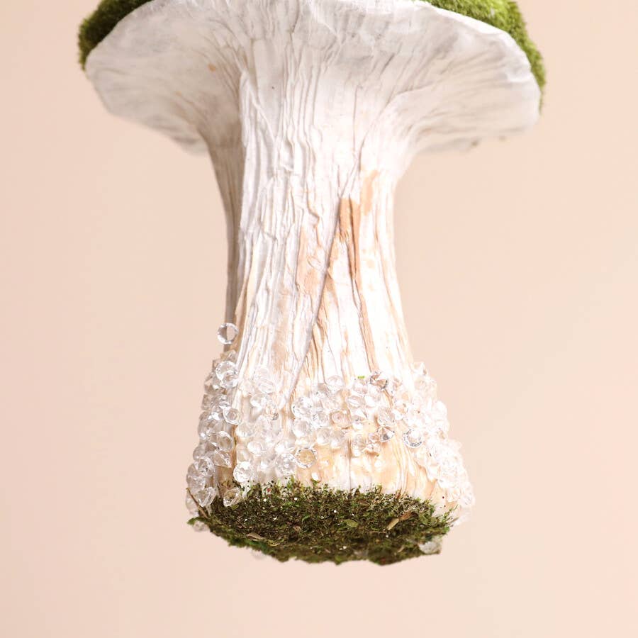 Lisa Angel Green Mushroom Hanging Decoration.