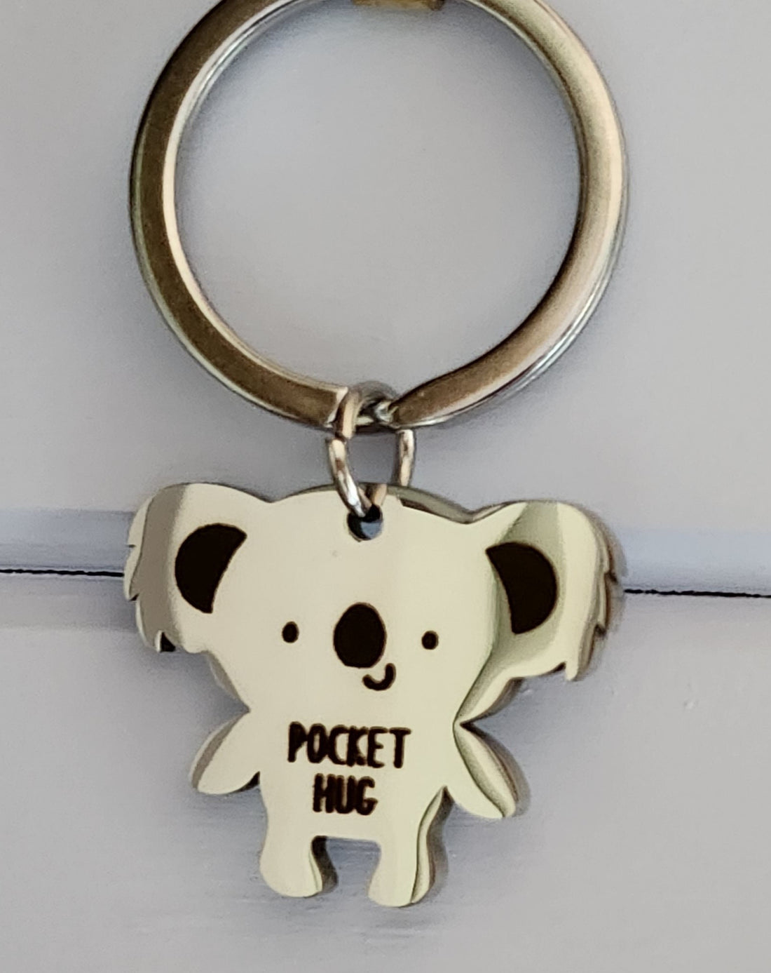Koala Bear Pocket Hug Keyring In Organza Gift Bag