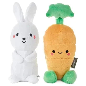 Hallmark Better Together Magnetic Plush - Bunny And Carrot