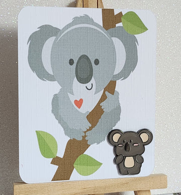 Koala Bear Enamel Pin Badge On Gift Card Koala Cuddles Pin Badge Friendship Koala Bear Pink And Grey Hang In There Positive Affirmation