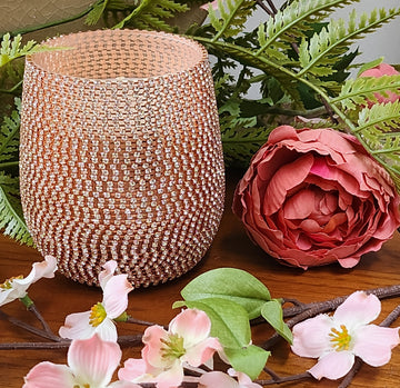 Cocosoy Luxury Scented Candle Handpoured In Stunning Rose Gold Diamante Jar Gift Boxed Choice Of Luxury Fragrances