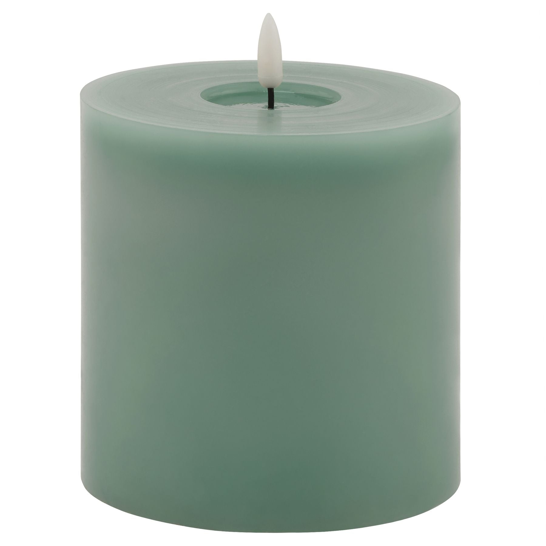 LED Real Wax Candle Sage Green LED Technology