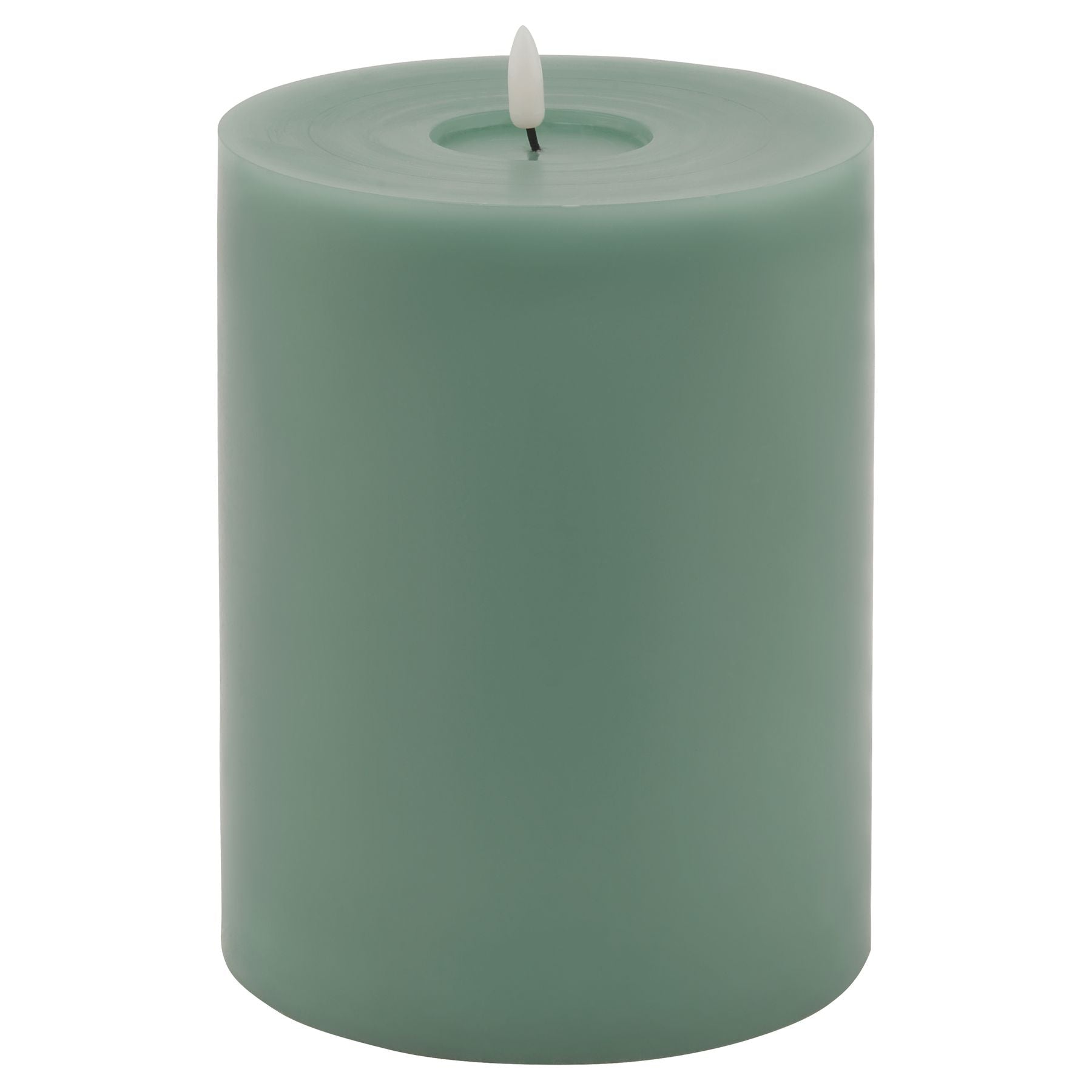 LED Real Wax Candle Sage Green LED Technology