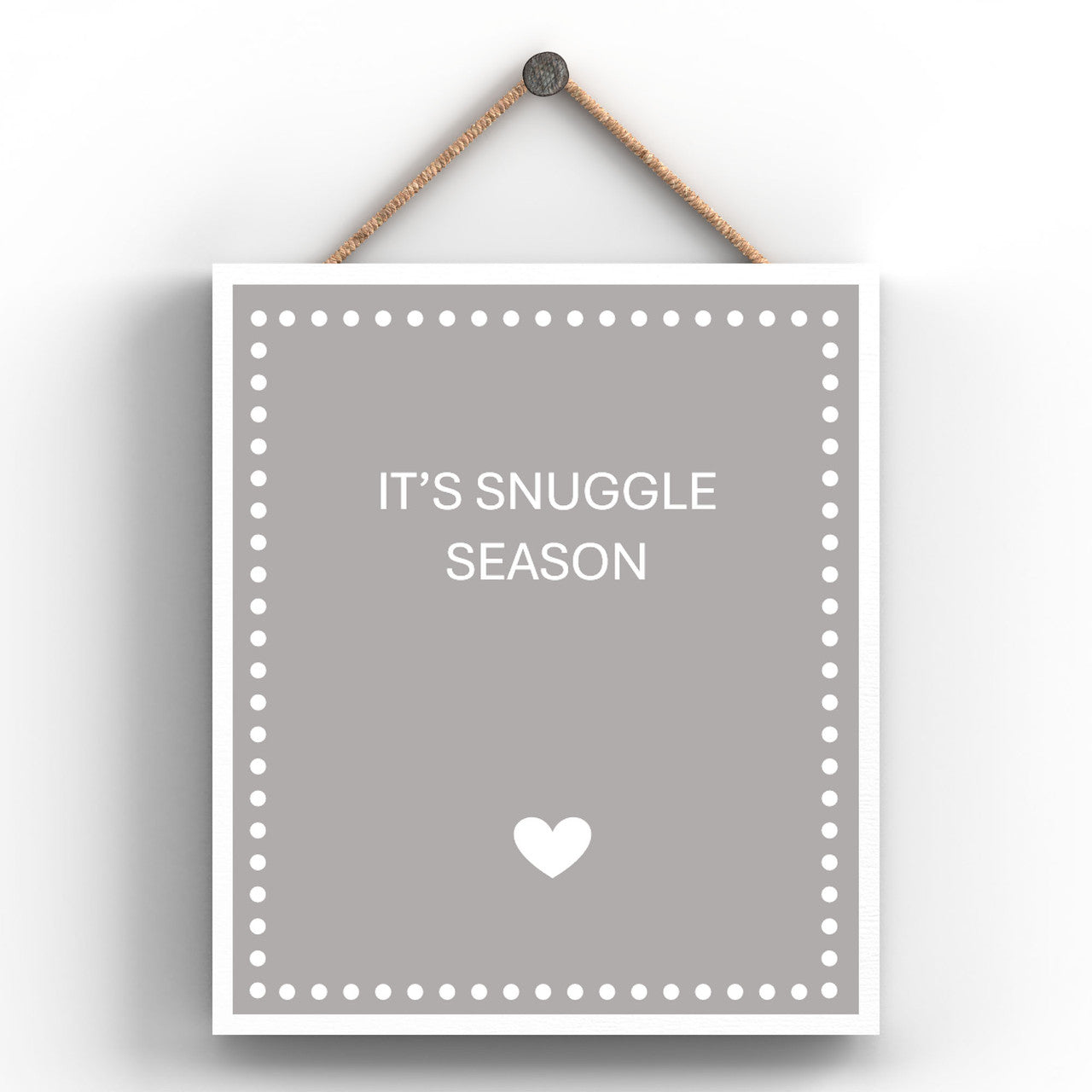 Snuggle Season Wooden Hanging Plaque.