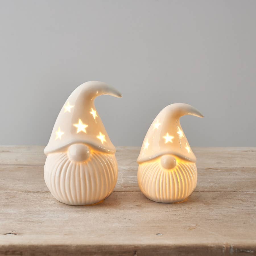 Gonk LED Ceramic Ornament - 12cm.