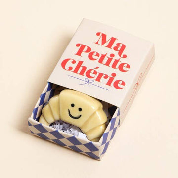 Lisa Angel Tiny Matchbox Ceramic Tokens - Croissant.