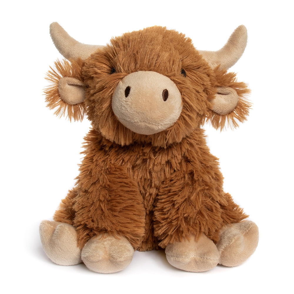 Plush Highland Cow R Pet Pals Recycled From Plastic Bottles.