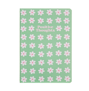 Positive Thoughts A5 Notebook By Sass & Belle