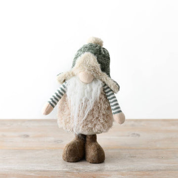 Gonk Standing Ornament With Sherpa Hat - 30cm Tall.