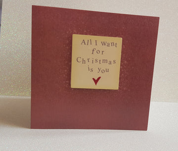 Handmade Husband/Wife/Partner Christmas Card