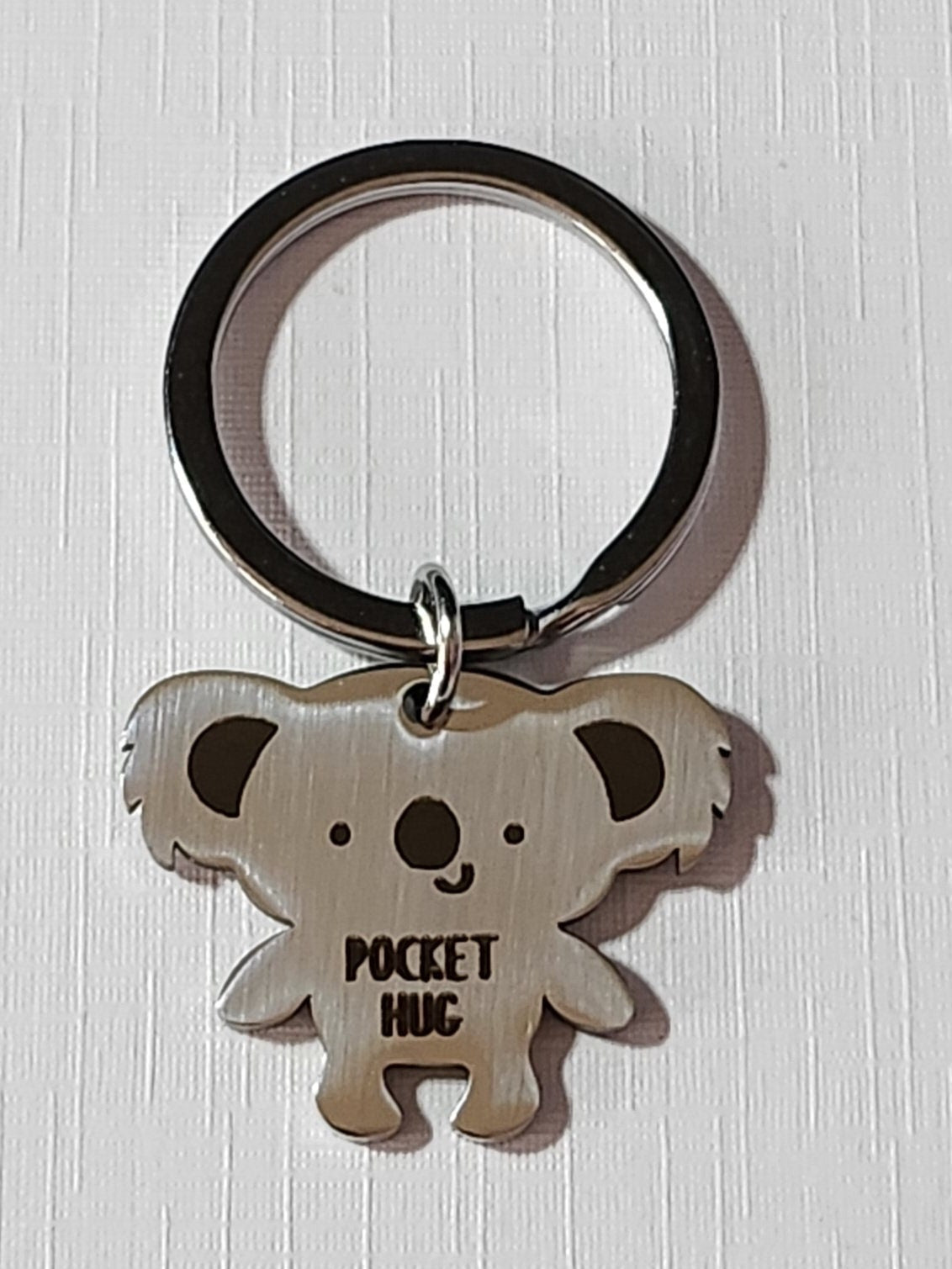 Koala Bear Pocket Hug Keyring In Organza Gift Bag