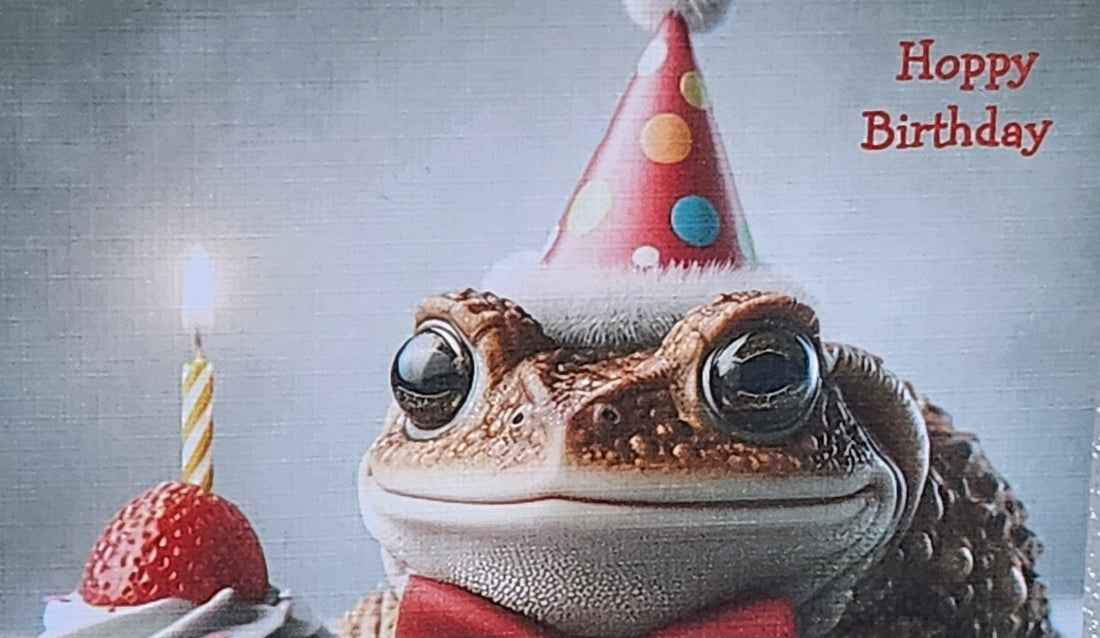 Toad Hoppy Birthday Card