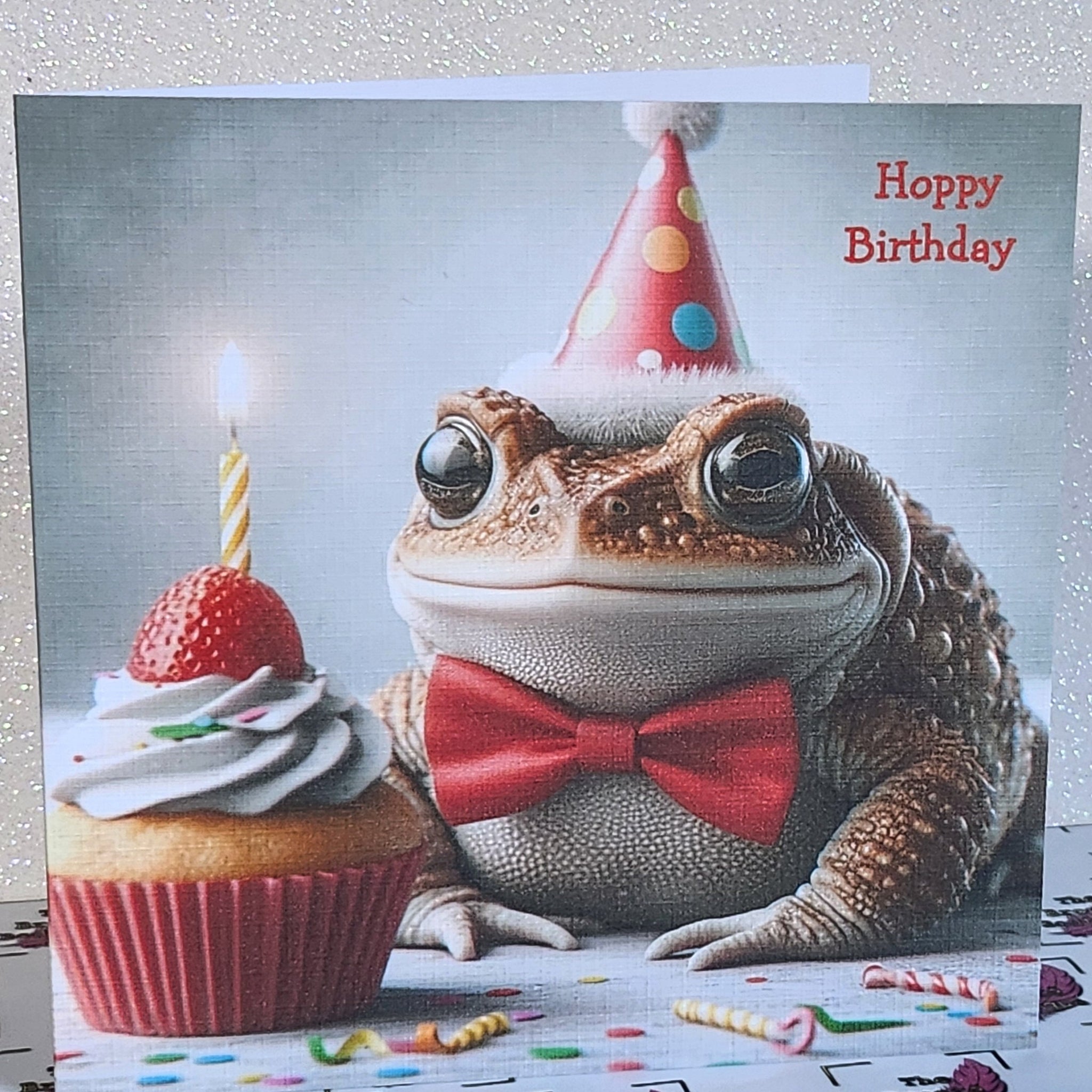 Toad Hoppy Birthday Card