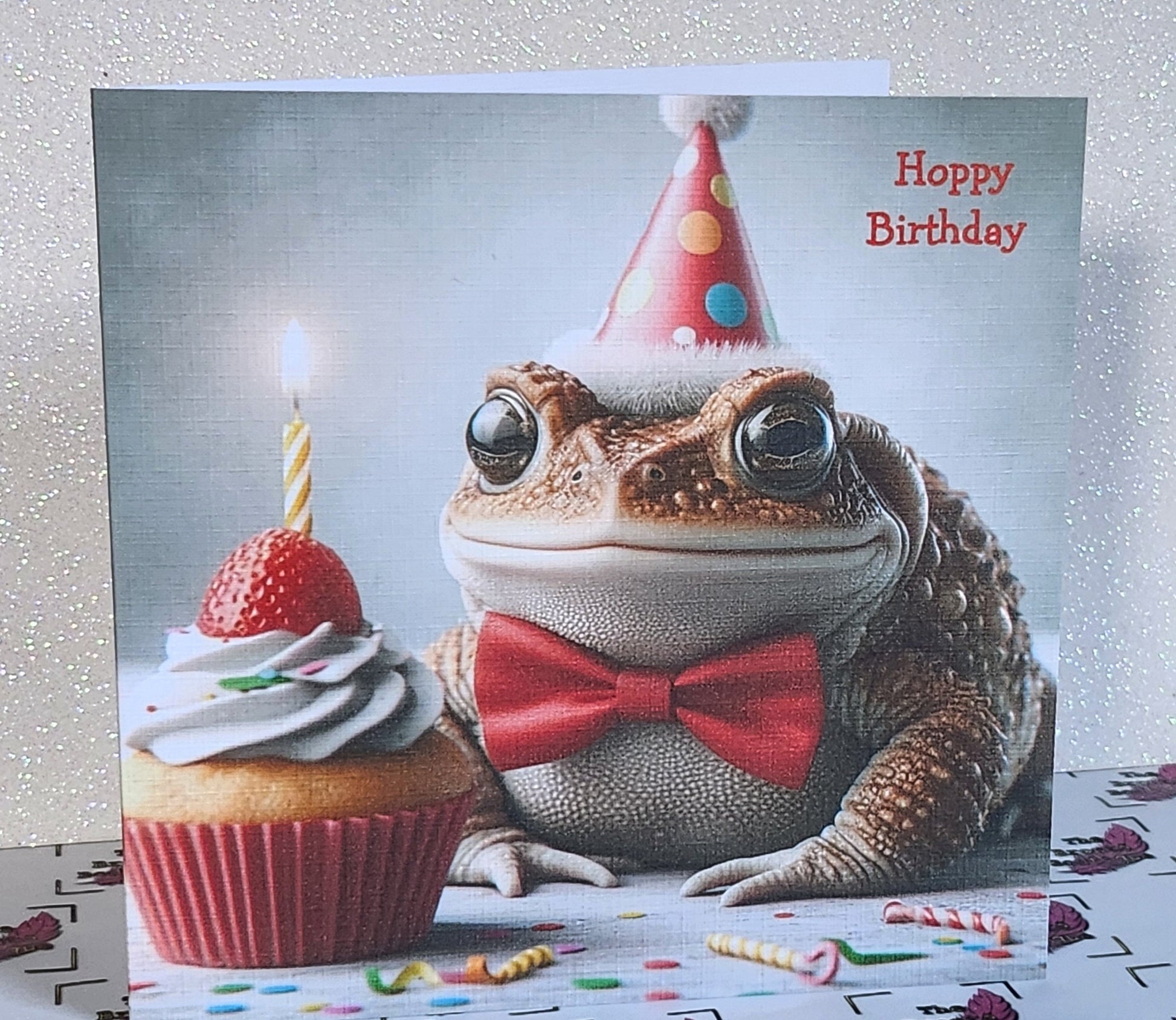 Toad Hoppy Birthday Card