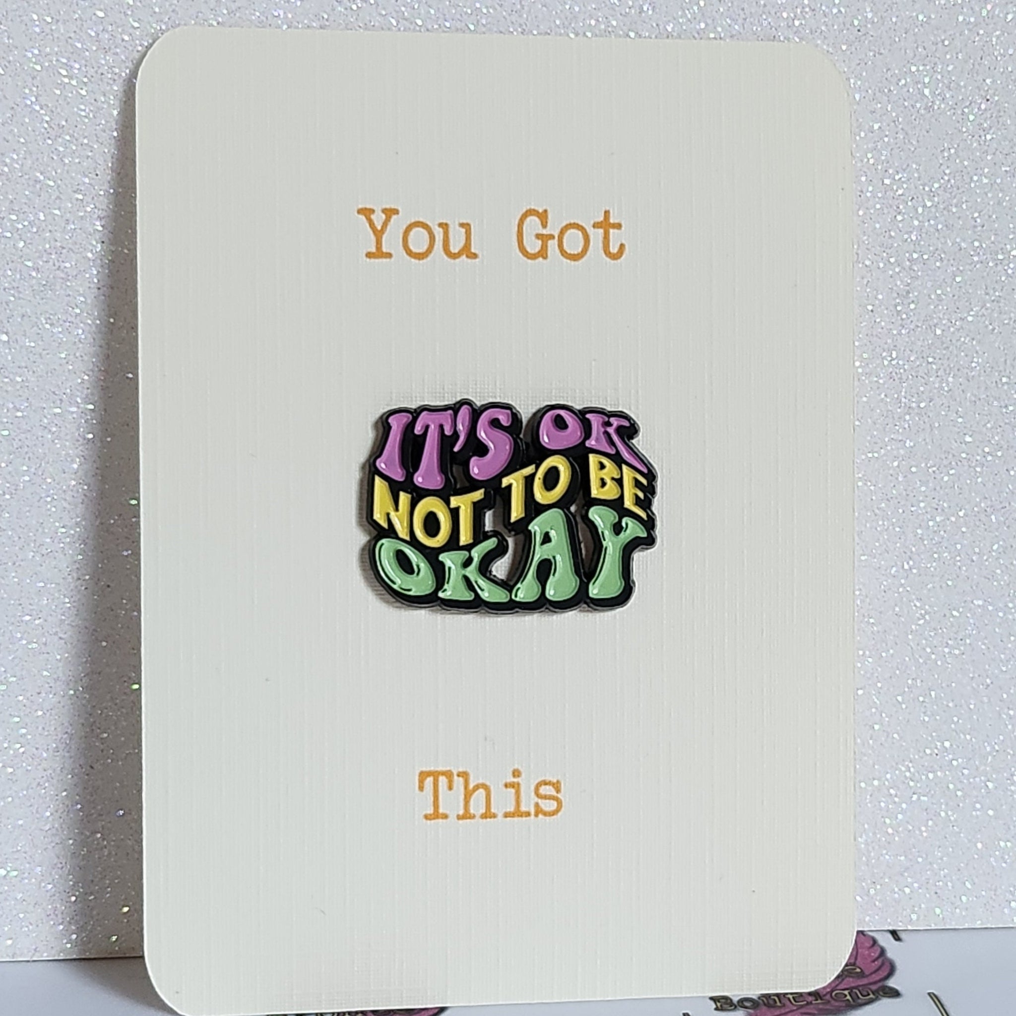 Enamel Badge It&#39;s OK Not To Be Okay