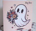 Hey Boo Handmade Cute Ghost Card