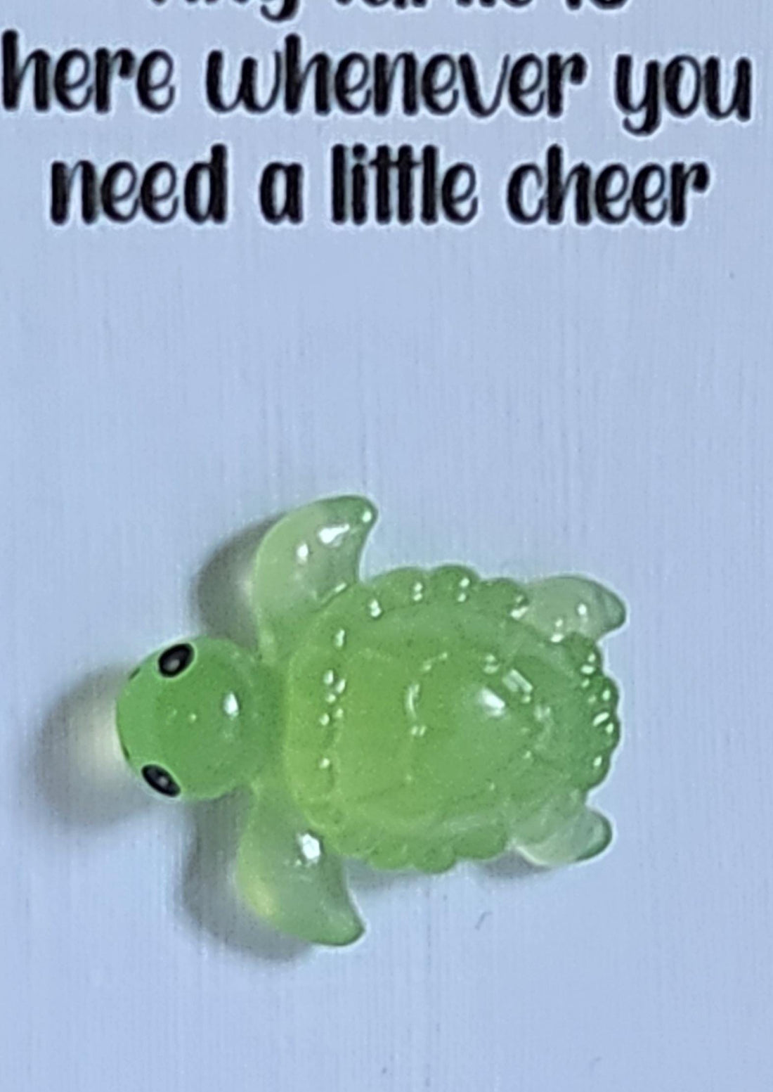 Turtle Pocket Hug 3d Green Turtle Pocket Hug On Gift Card 'You're Turtley Awesome' Personalised Option Positive Affirmation Back To School