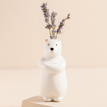 Lisa Angel Bear Hugs Bud Vase Mini Vase Gift Boxed.